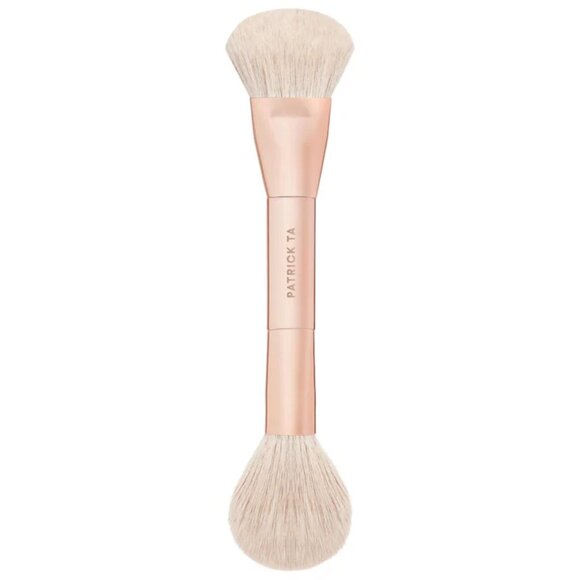 BNIB ✅ Patrick Ta ~ DUAL ENDED BLUSH BRUSH (For Face 3) ~ Award Winner ⭐NIB - Picture 1 of 11